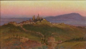 Vista de San Gimignano, 1898